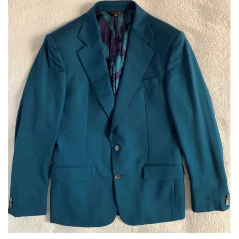 Roberto Cavalli 42R suit 33 in waist 29 inch length can be altered to fit